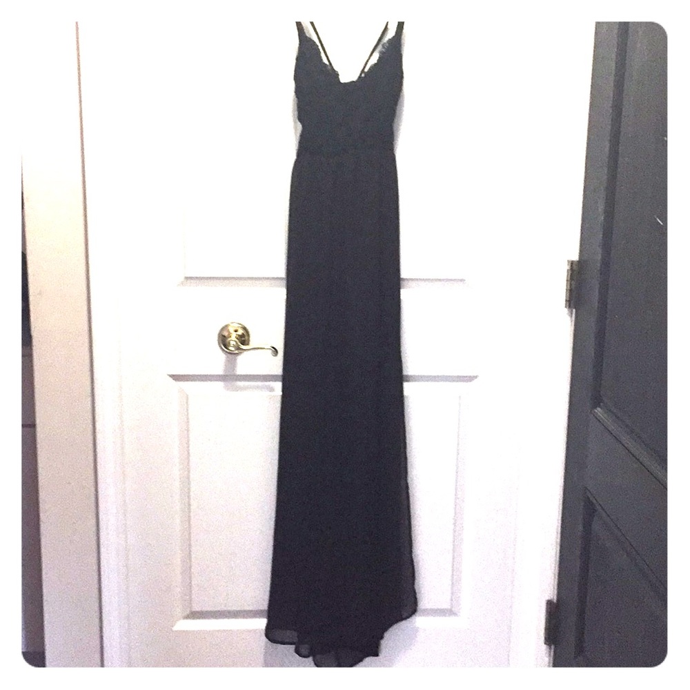 Gorgeous long black dress
